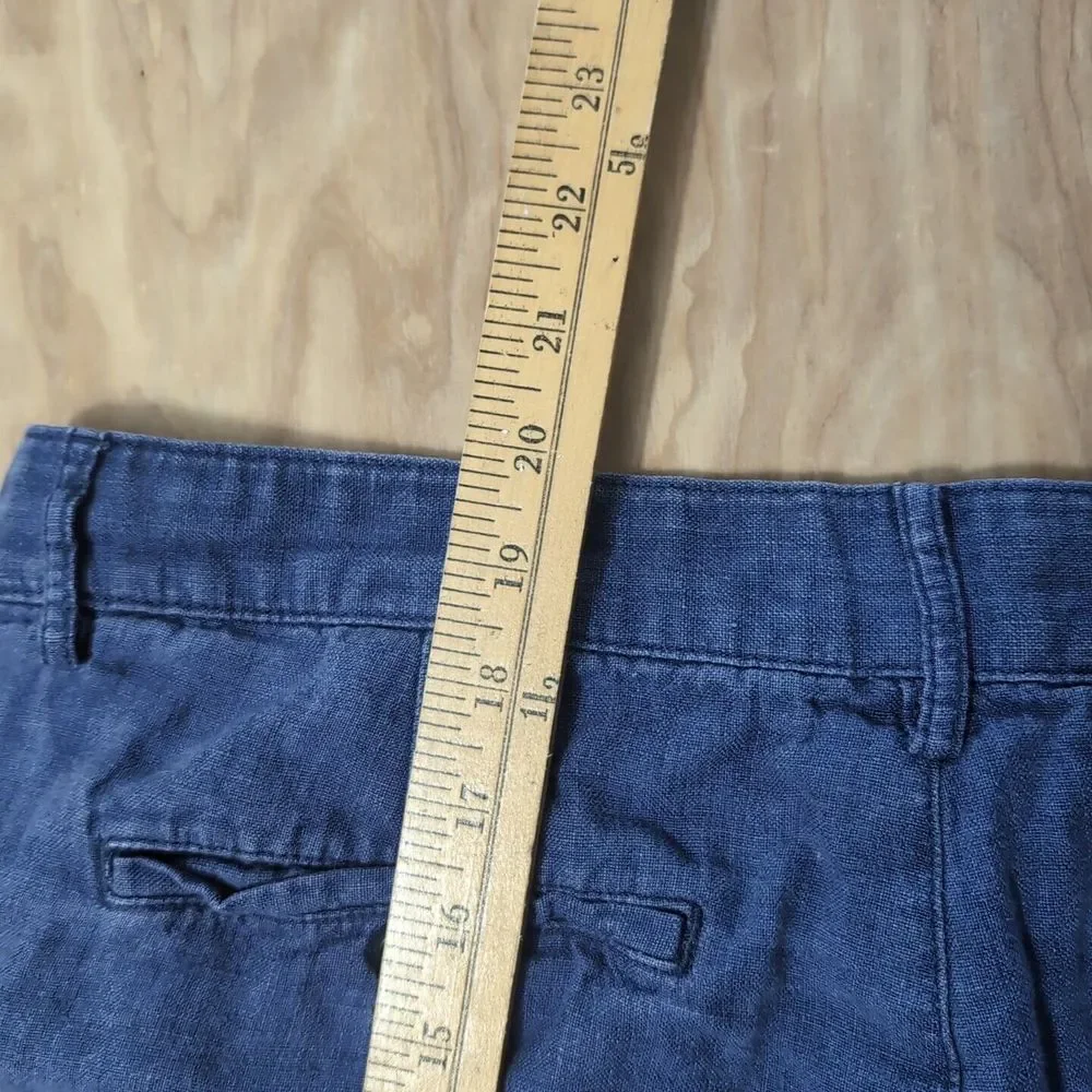 Men's Banana Republic 100% Linen Shorts‎ Size 35x9